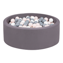 Load image into Gallery viewer, Ball Pit with Grey, Powder and White Balls
