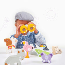 Load image into Gallery viewer, Le Toy Van Andes Stacking Animals and Bag
