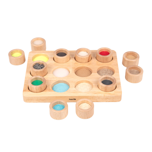 Touch & Match Board Texture Textured jigsaw wooden educational