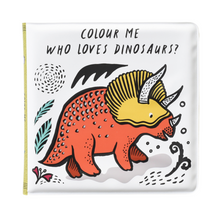 Load image into Gallery viewer, Colour Me - &quot;Who Likes Dinosaurs?&quot; Book
