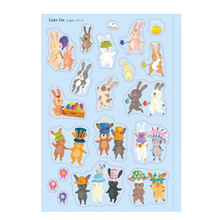 Load image into Gallery viewer, Usborne Little First Stickers Bunnies
