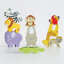 Load image into Gallery viewer, Le Toy Van African Stacking Animals and Bag
