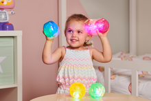 Load image into Gallery viewer, Tickit Sensory Flashing Irregular Bounce Balls - Pack of 4
