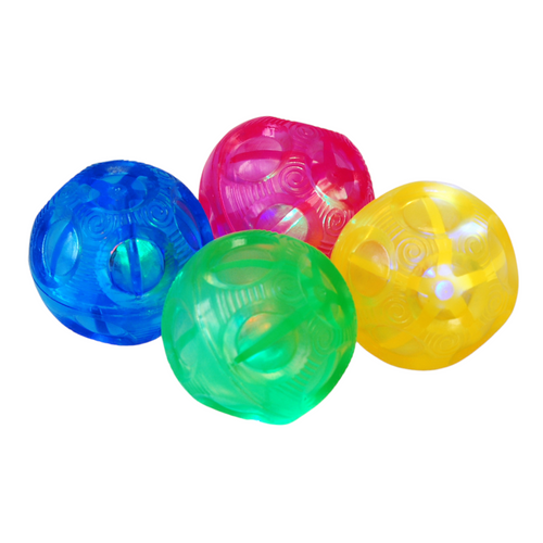 Tickit Sensory Flashing Irregular Bounce Balls - Pack of 4