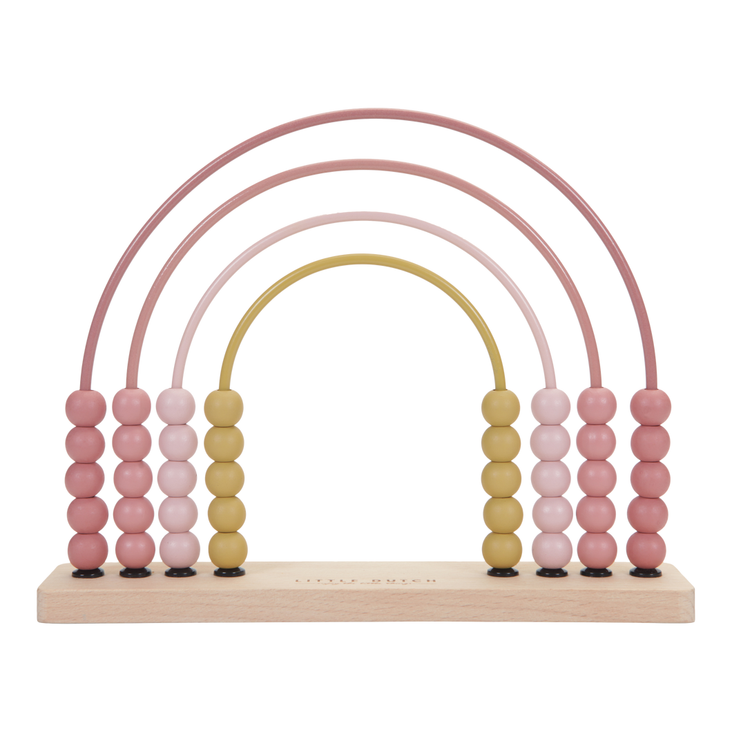 Little Dutch Rainbow Abacus Pink